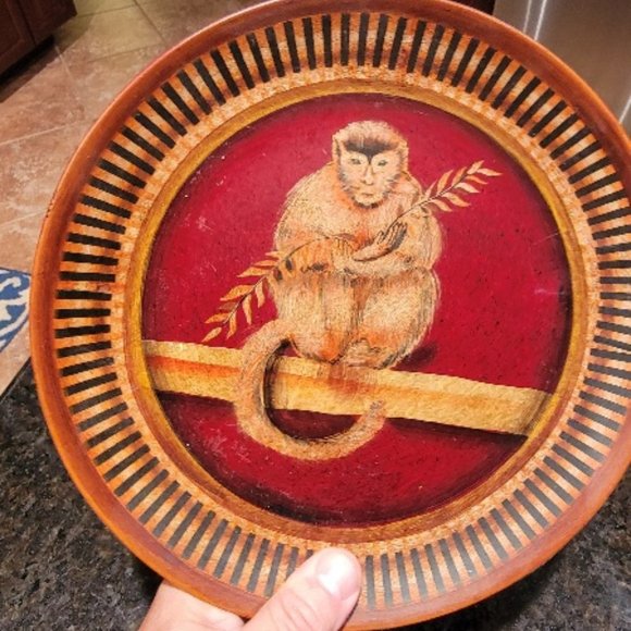 Oriental Accent Decorative 4 Plates - Picture 5 of 6